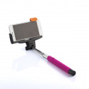 Bluetooth Selfie Stick for Mobile Phones (Purple)
