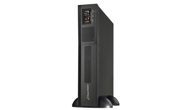 UPS RACK POWERWALKER VFI 1000 RMG PF1 ON-LINE 1000VA 8X IEC C13 OUTLETS USB-B RS-232 LCD 2U