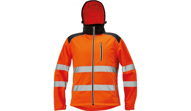 Cerva Knoxfield softshell Hi-Vis oranž S