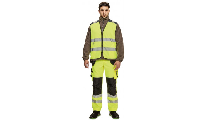 Cerva Knoxfield lukuga Hi-Vis vest kollane M