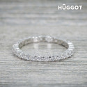 Кольцо Hûggot Promise из стерлингового серебра 925 пробы с фианитами (17,5 mm)