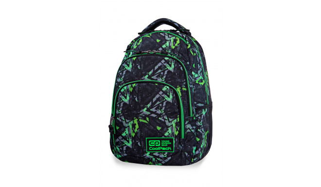 Coolpack - vance - plecak młodzieżowy - electric green