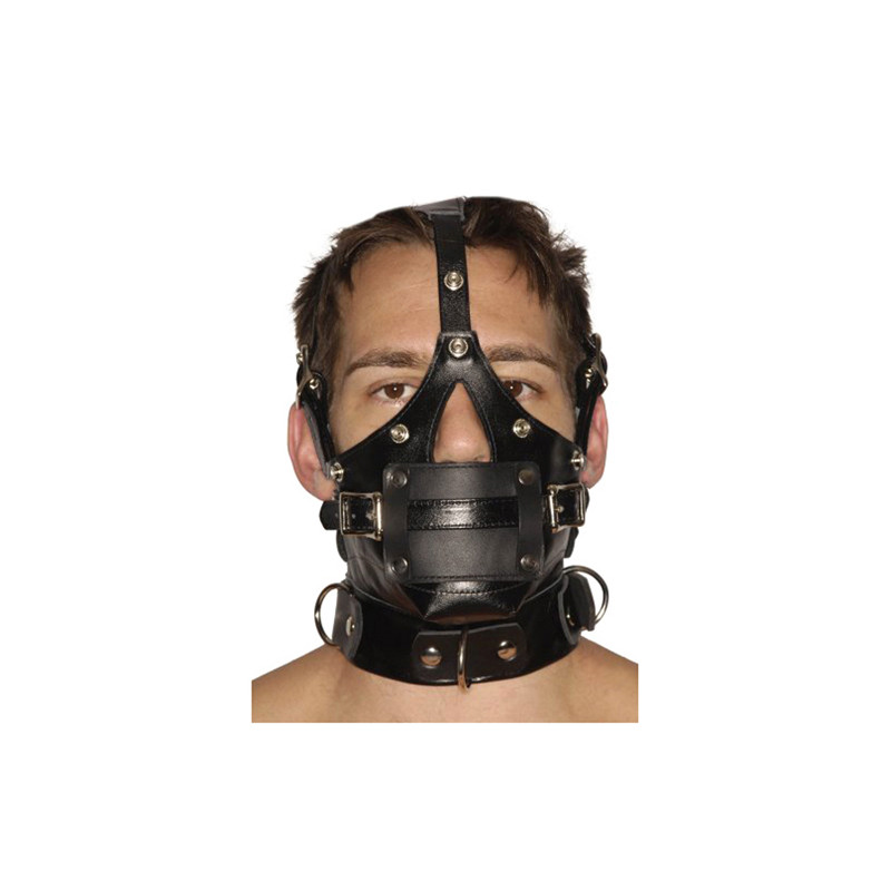 Premium Muzzle with Blindfold and Gags