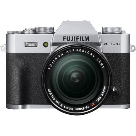 Fujifilm X-T20 + 18-55mm Kit, silver