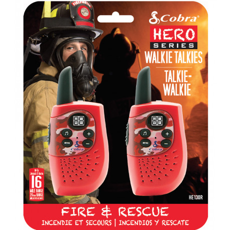 Cobra HM230 Red walkie-talkie, PAIR