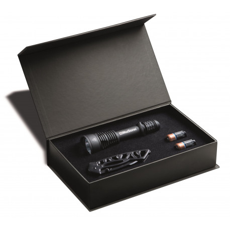 Force Bones kinkekomplekt - Taskulamp Mactronic M-Force 640 ja nuga Buck 870 Bones Black
