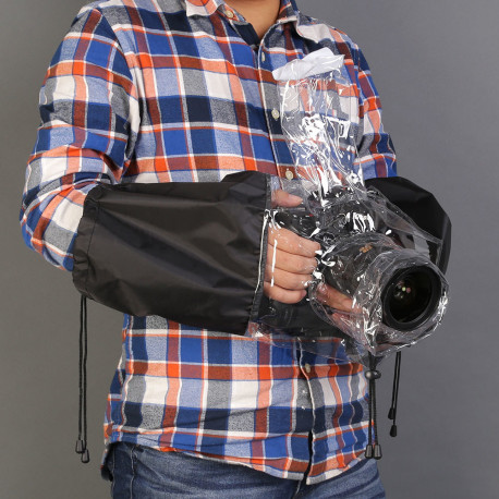 Fotocom Rain Cover for DSLR/CSC Camera and Flash