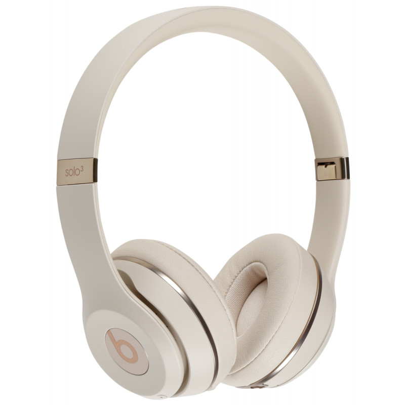 beats solo 3 white and gold