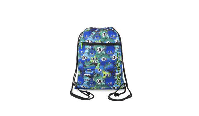 Coolpack - vert - shoe bag - wiggly eyes blue
