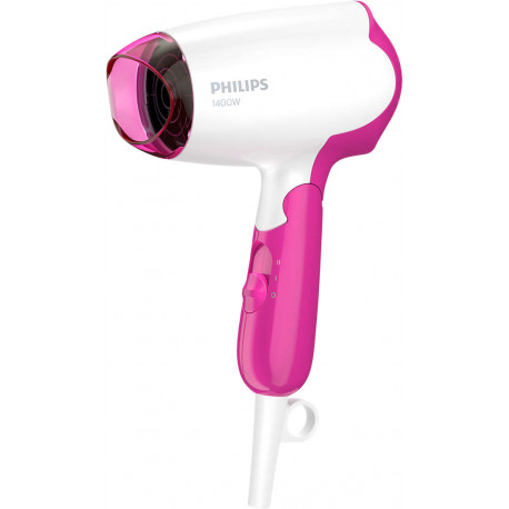 Philips фен DryCare Essential BHD003/00, белый/розовый