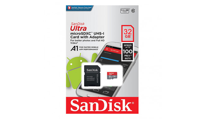 Карта памяти microsd sandisk ultra 128gb uhs i sdsqua4 128g gn6mn