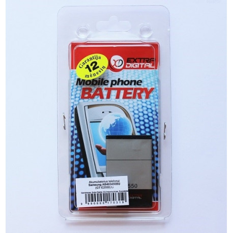 Extra Digital battery Samsung GT-E2550/GT-S3550