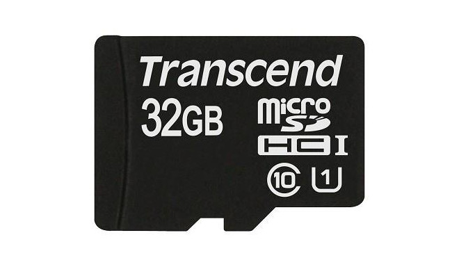 Transcend mälukaart microSDHC 32GB UHS-I Class 10 TS32GUSDCU1