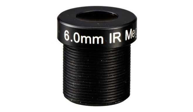 1/3" Mono-focal  Lens 6mm. IR CUT M12CUT6                                                           