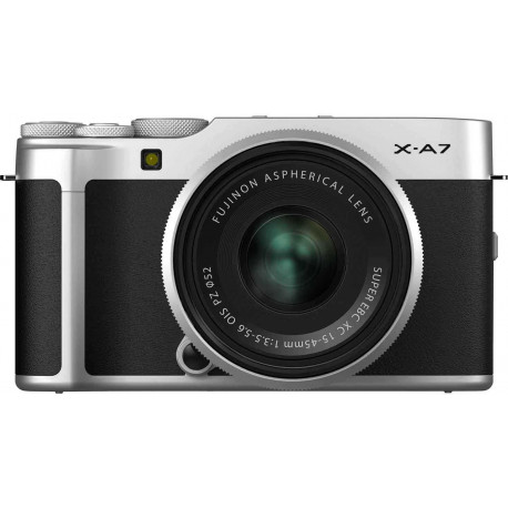 Fujifilm X-A7 + 15-45 мм Kit, серебристый