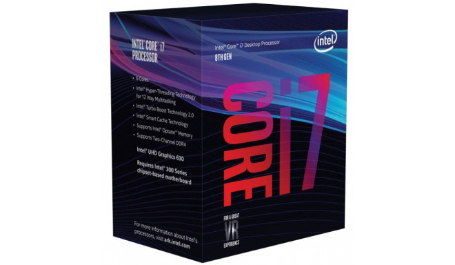 Intel Core i7-8700, 3.20GHz, 12MB