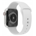 Apple Watch Series 4 GPS Cell 44mm Steel White Band