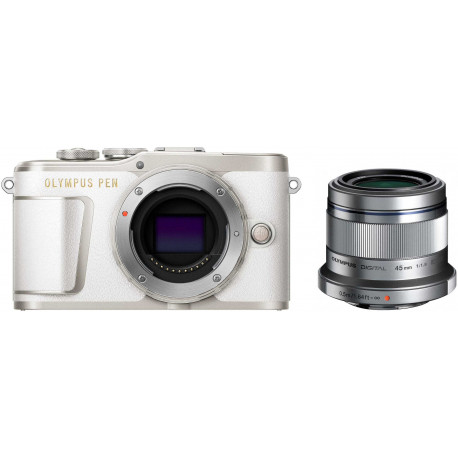 Olympus E-PL9 + 45mm f/1.8, white/silver