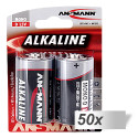 50x2 Ansmann Alkaline Mono D LR 20 red-Line