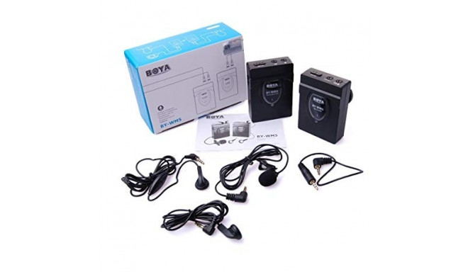 Boya BY-WM5 Wireless Lavalier Microphone Kit (transmitter/receiver)