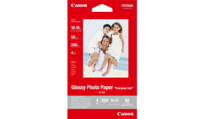 Canon fotopapīrs GP-501 10x15 Glossy 200g 50 lapas