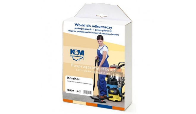 K&M vacuum cleaner bag Kärcher 4pcs + 1 filter