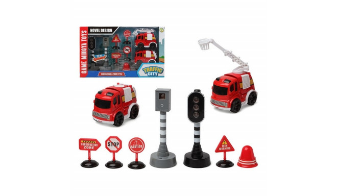 Ugunsdzēsēju Mašīna Traffic City 112840 (9 pcs)