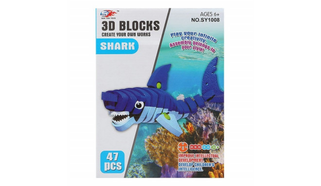 3D Puzzle Shark 113281 (47 Pcs)