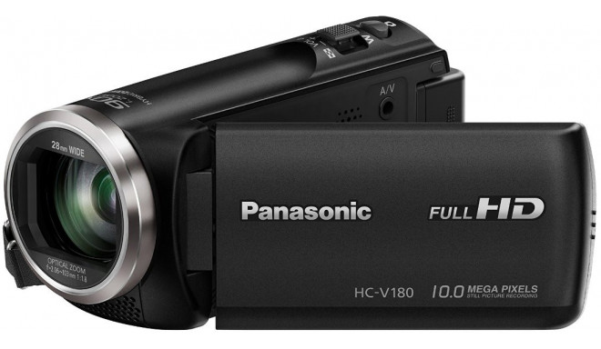Panasonic HC-V180EP-K, must (avatud pakend)