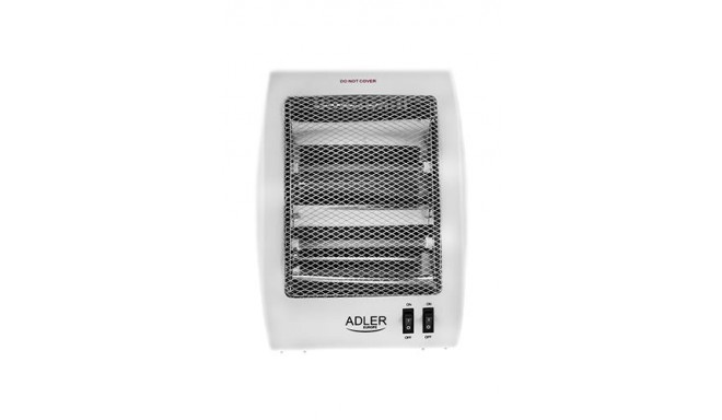 Adler AD 7709 Quartz electric space heater Indoor White 800 W