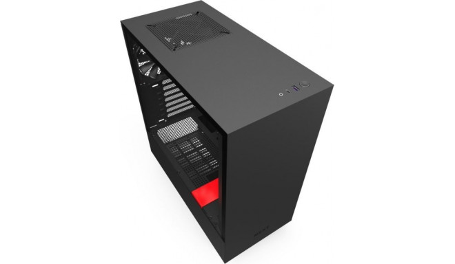 NZXT H510 Window Red, Tower Case (Black / Red, Tempered Glass)