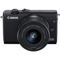 Canon EOS M200 + EF-M 15-45mm IS STM, melns