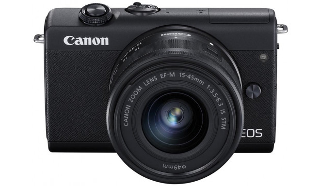 Canon EOS M200 + EF-M 15-45mm IS STM, black