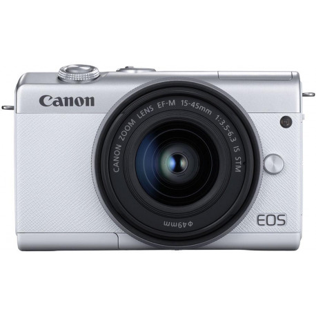 Canon EOS M200 + EF-M 15-45mm IS STM, white