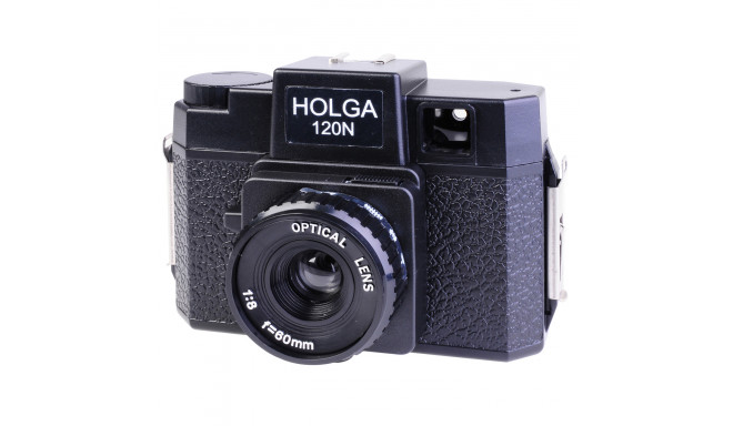 Holga 120N Mittelformatkamera, schwarz