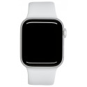 Apple Watch Series 5 GPS 44mm Alu Case Silver White Sport Band