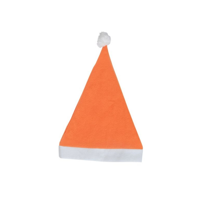 orange christmas hat