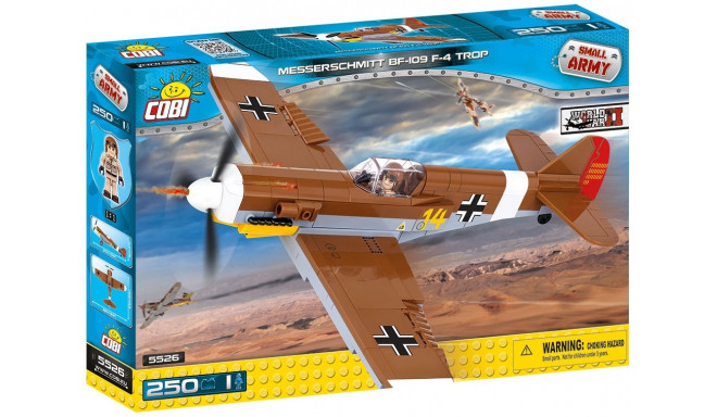 Cobi toy blocks Army Messerschmitt BF 109F-4 Trop German fighter