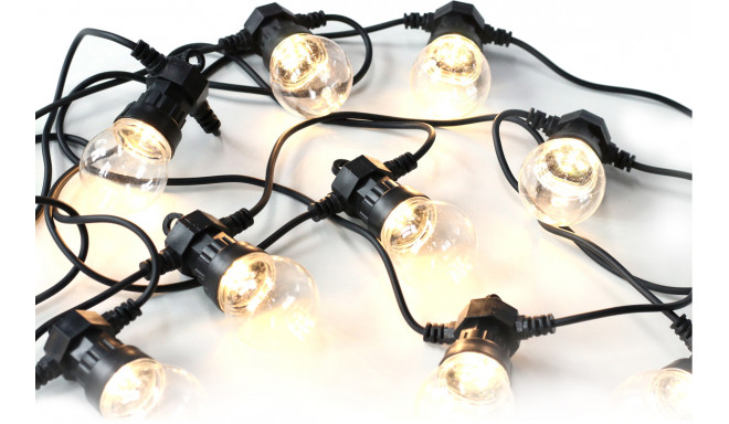 Platinet light bulb chain POLWT10Z LED 5m