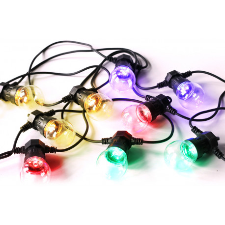 Platinet light bulb chain POLCT10Z LED 5m