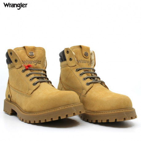 Wrangler CREEK FUR Men's genuine leather wint - Boots - Photopoint