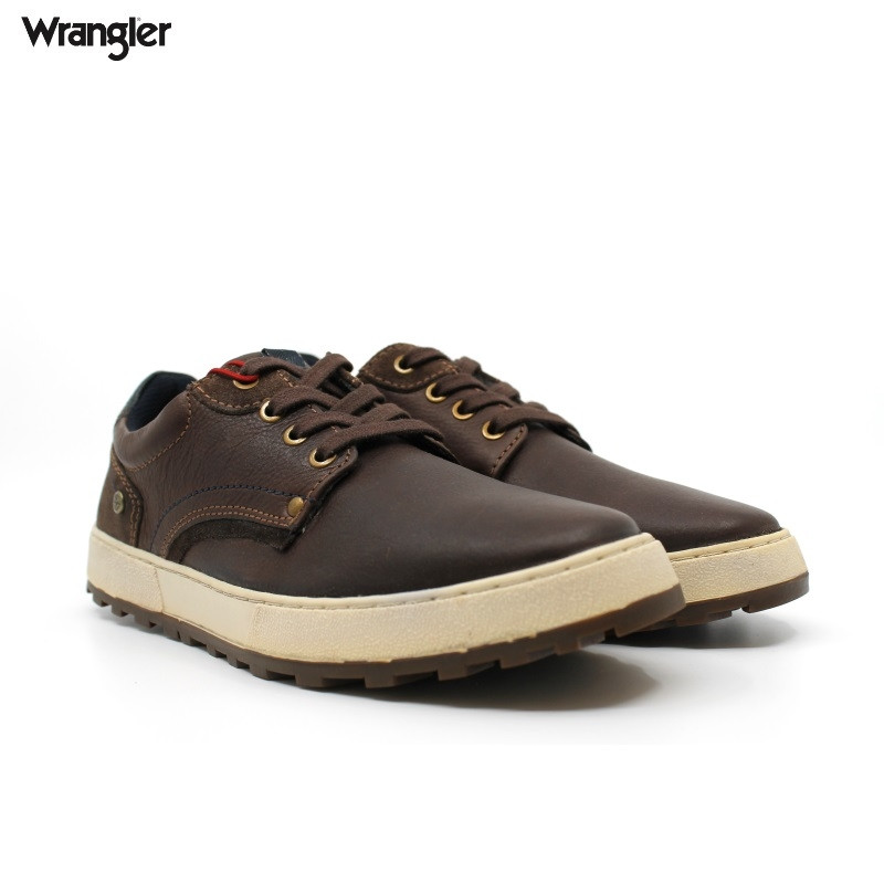Wrangler Bruce Low Men's Casual Leather Shoes - Sneakers 