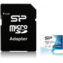 Silicon Power memory card microSDXC 64GB Superior Pro V30 + adapter