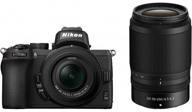 Nikon Z50 + Nikkor Z DX 16-50mm + 50-250mm Kit