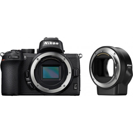 Nikon Z50 body + mount adapter FTZ