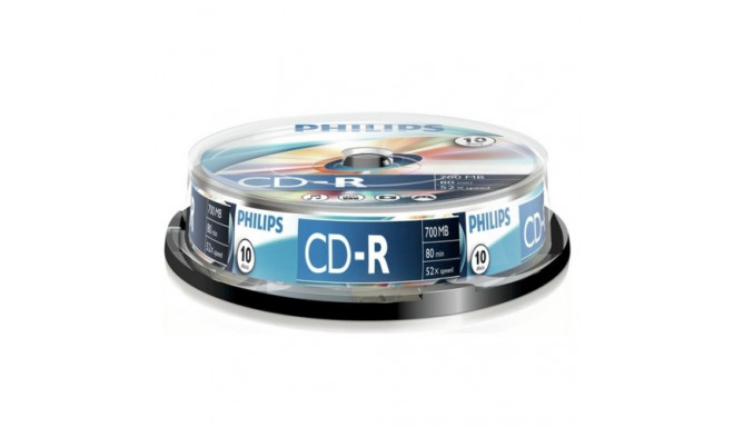 Philips CD toorikud CD-R 80 700mb 10tk