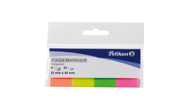 Pelikan Pagemarker transp.N131 4x25x45 mm, 4x25 sheet