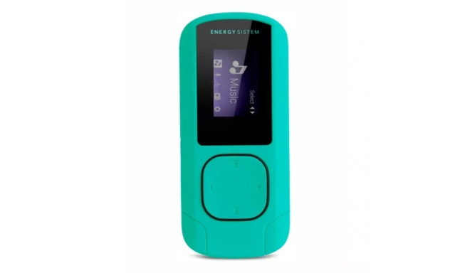 Energy Sistem MP3 mängija Clip 8GB FM raadio/microSD, mündiroheline