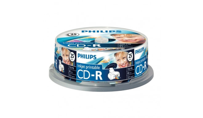 PHILIPS CD-R 80 700MB CAKE BOX 25