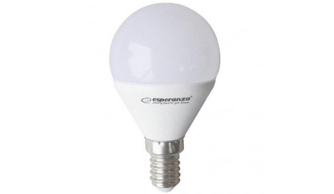 Esperanza ELL152 LED spuldze E14 G45 6W 3000K 580lm